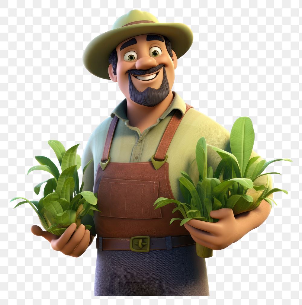 PNG Gardening vegetable farmer adult. AI generated Image by rawpixel.