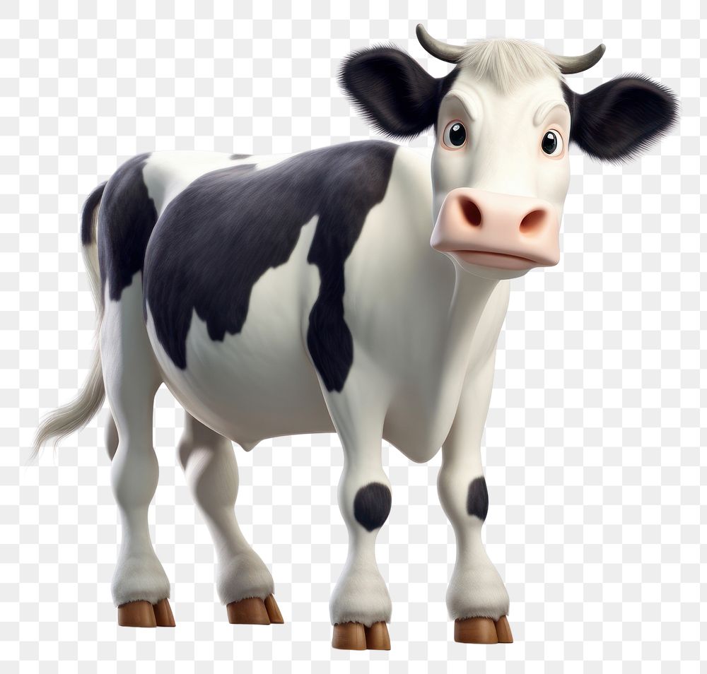 PNG Cow livestock mammal animal. AI generated Image by rawpixel.