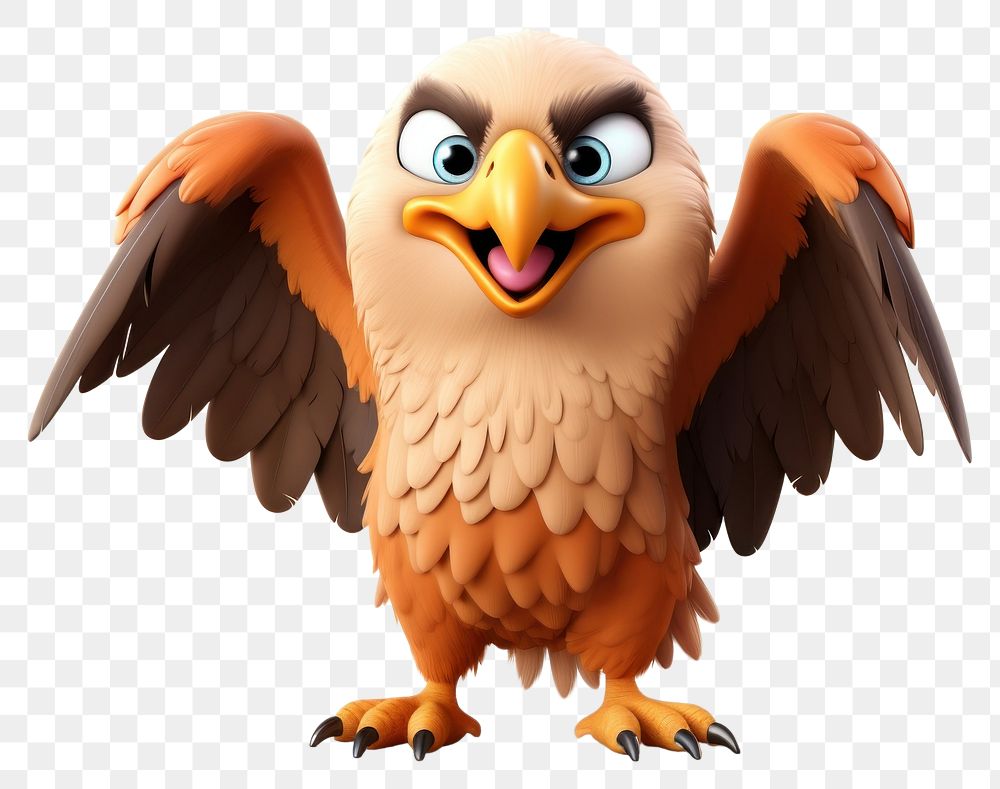 PNG Cartoon animal bird beak. AI generated Image by rawpixel.