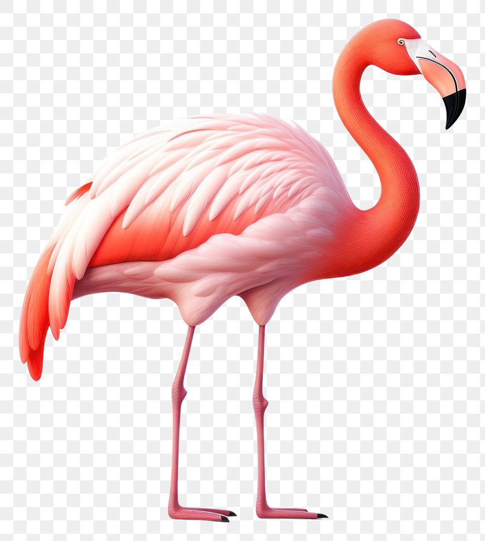 PNG Flamingo bird animal spoonbill. AI generated Image by rawpixel.