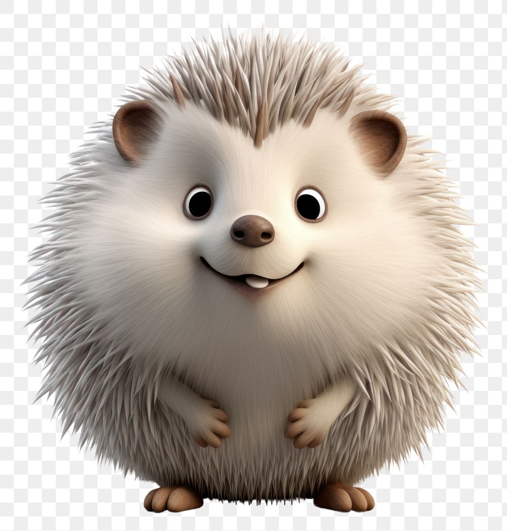 PNG Porcupine hedgehog cartoon mammal. 