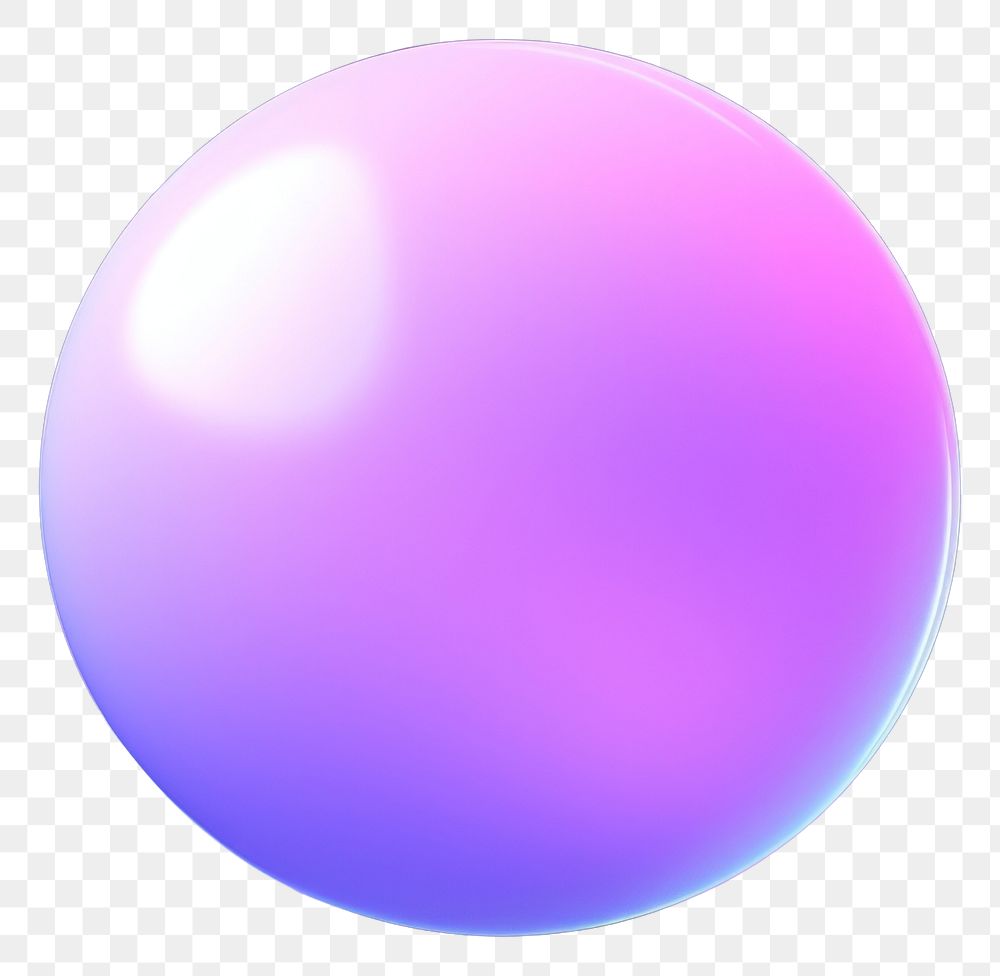PNG Purple lighting sphere blue