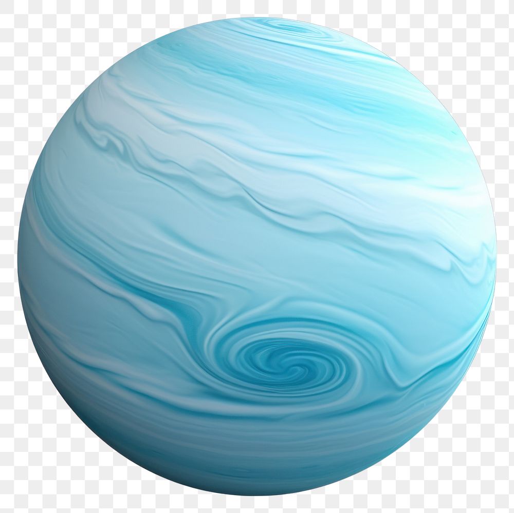 PNG Turquoise sphere planet space. AI generated Image by rawpixel.