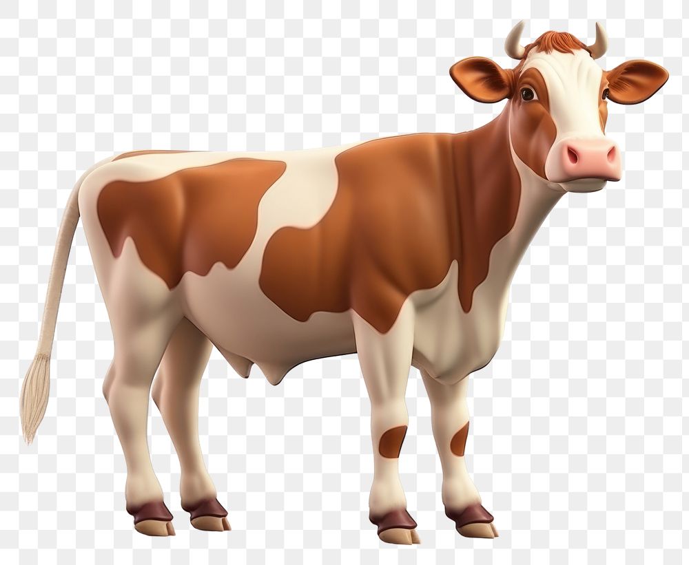 PNG Cow livestock cartoon mammal