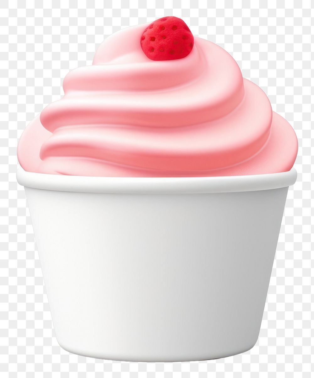 PNG  Dessert yogurt cream food. AI generated Image by rawpixel.