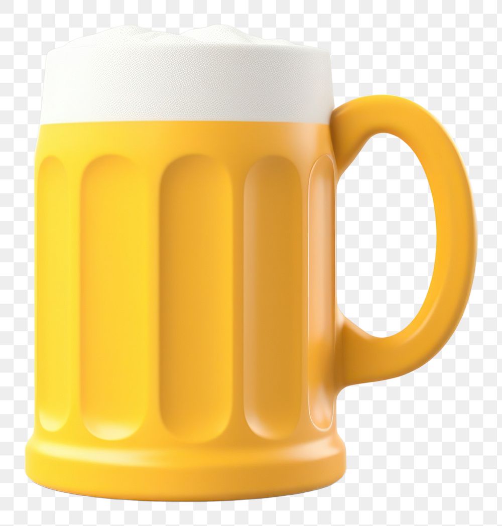 PNG Beer mug glass drink. AI generated Image by rawpixel.