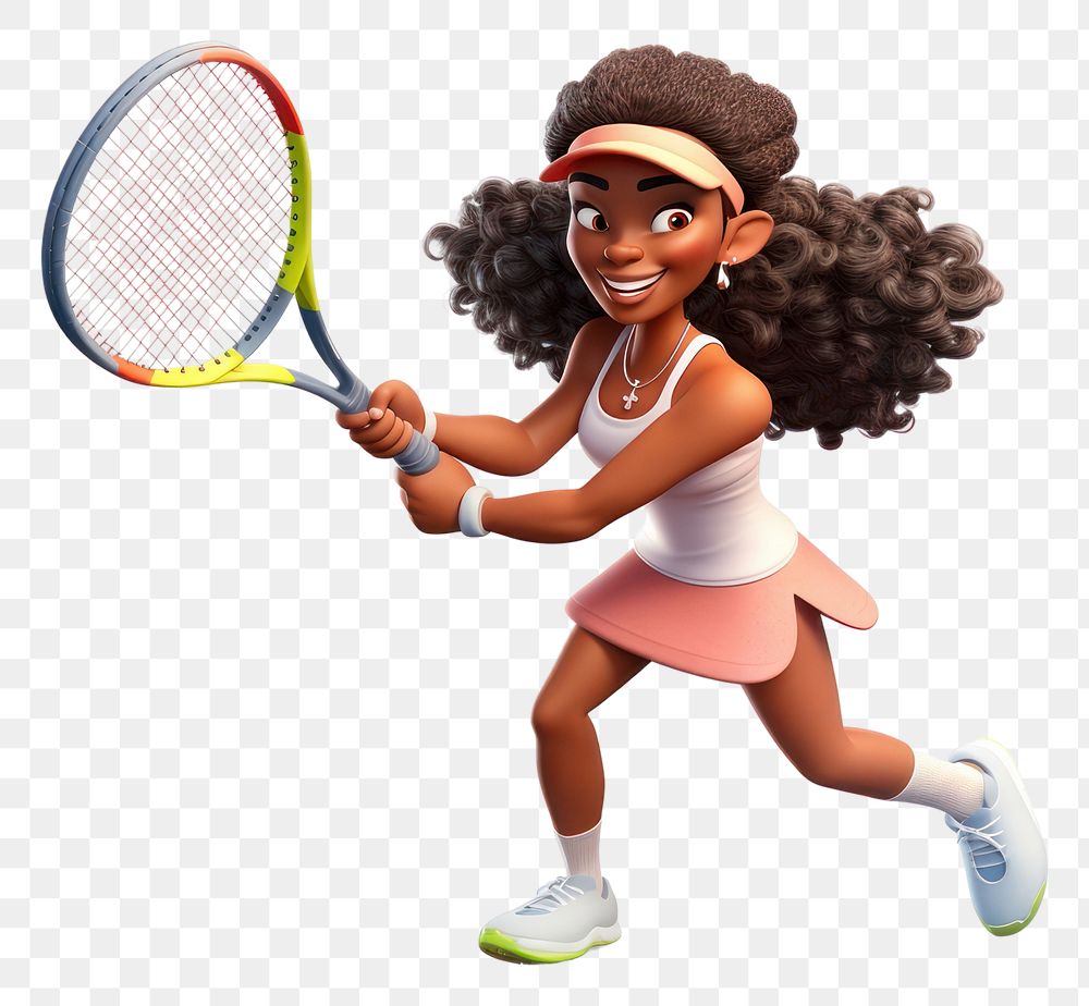 PNG Tennis cartoon racket sports. AI generated Image by rawpixel.