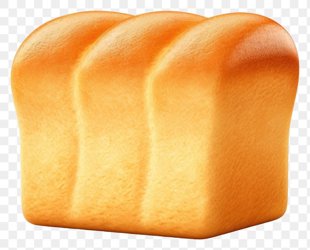 PNG Bread food white background simplicity. AI generated Image by rawpixel.