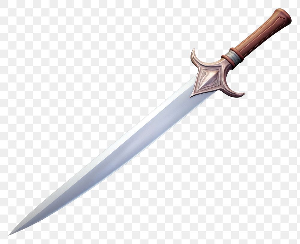PNG Sword dagger weapon blade. AI generated Image by rawpixel.