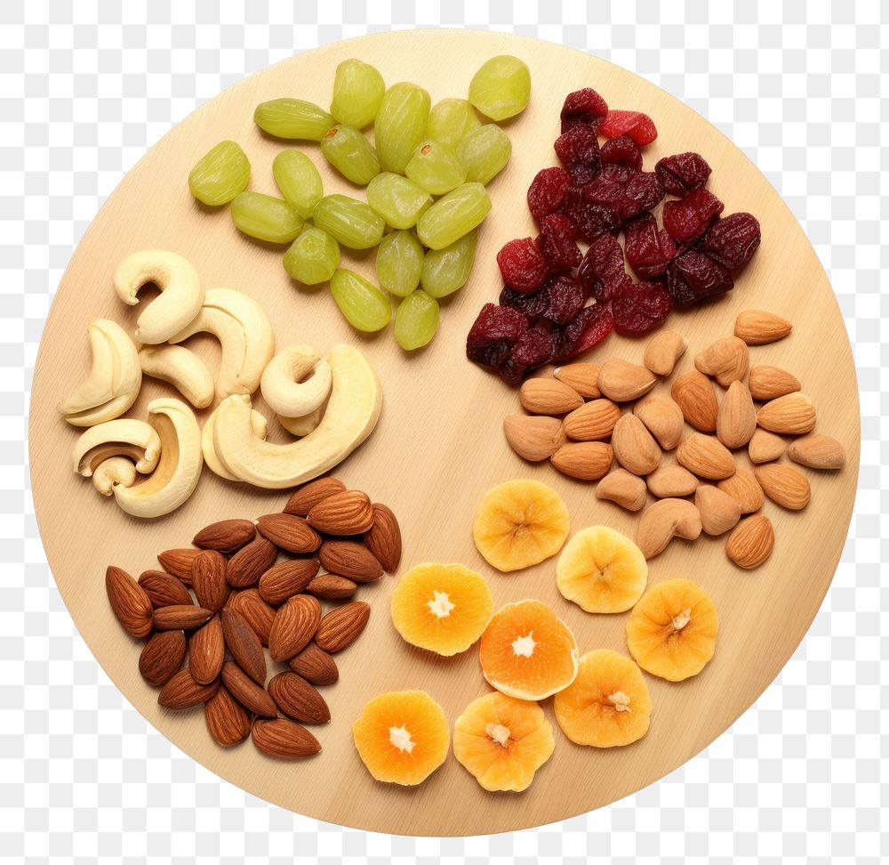 PNG Nut plate food seed. AI generated Image by rawpixel.
