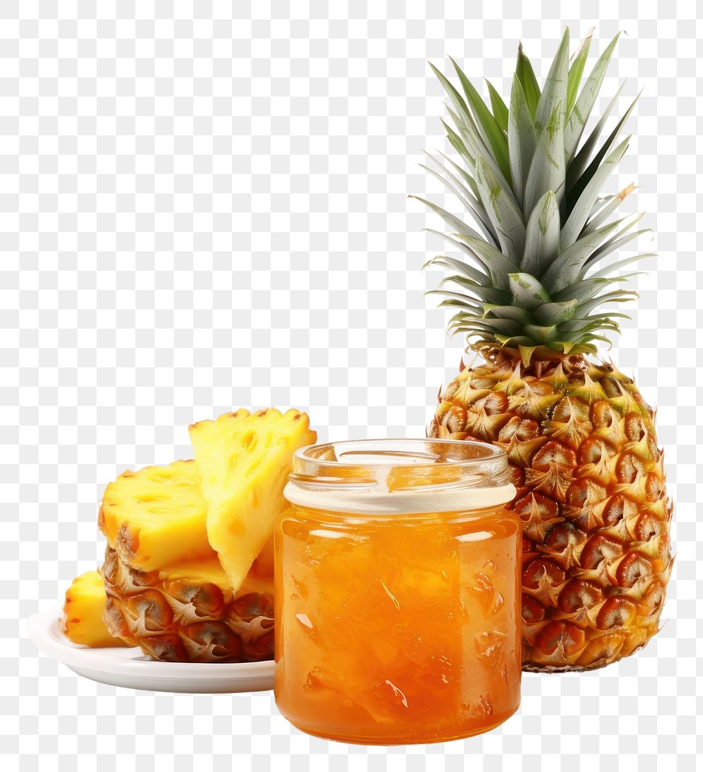 PNG Pineapple fruit plant glass. AI generated Image by rawpixel.