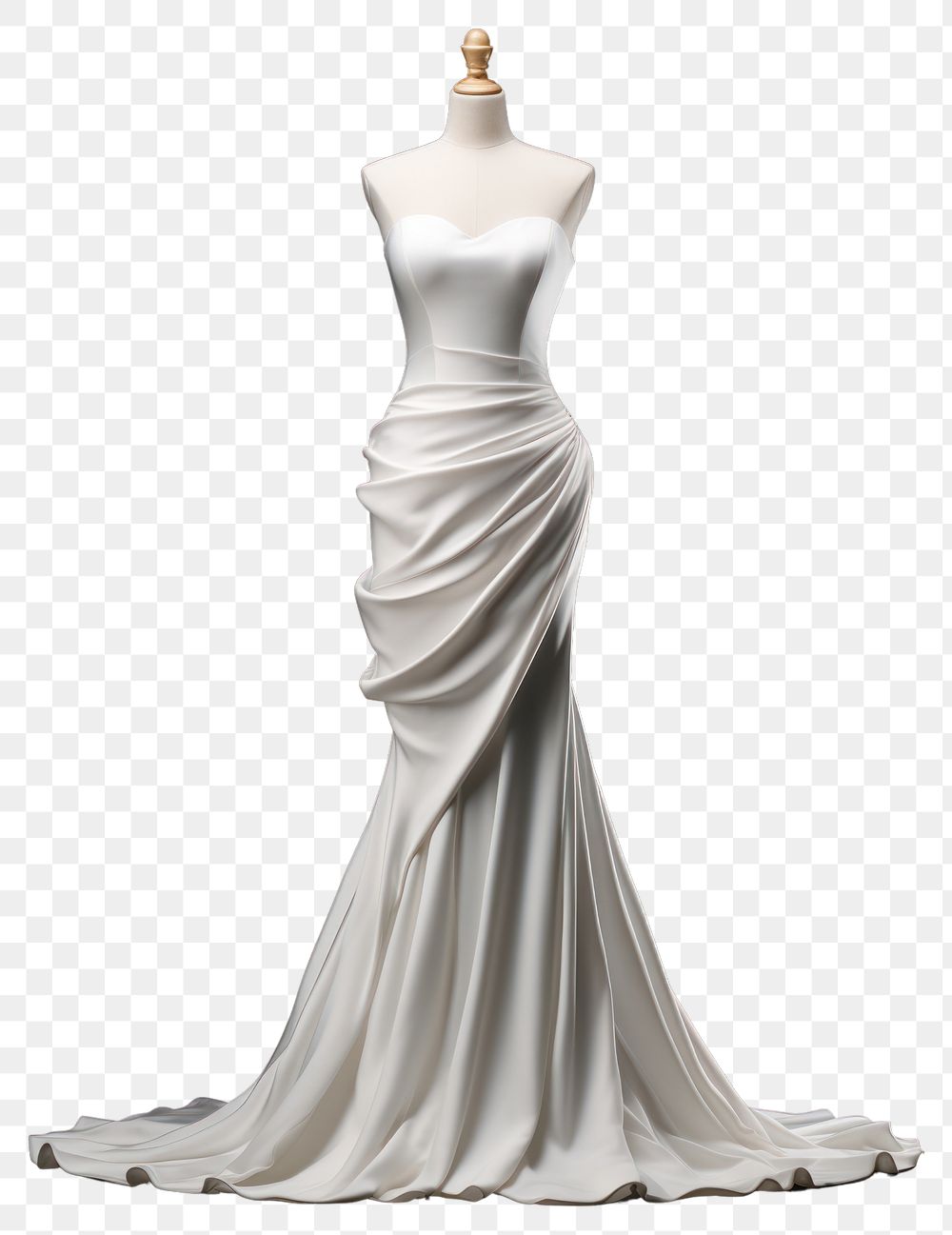 PNG Wedding dress mannequin fashion