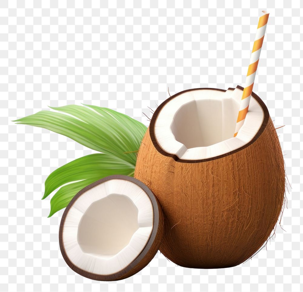 PNG Coconut plant fruit food. AI generated Image by rawpixel.