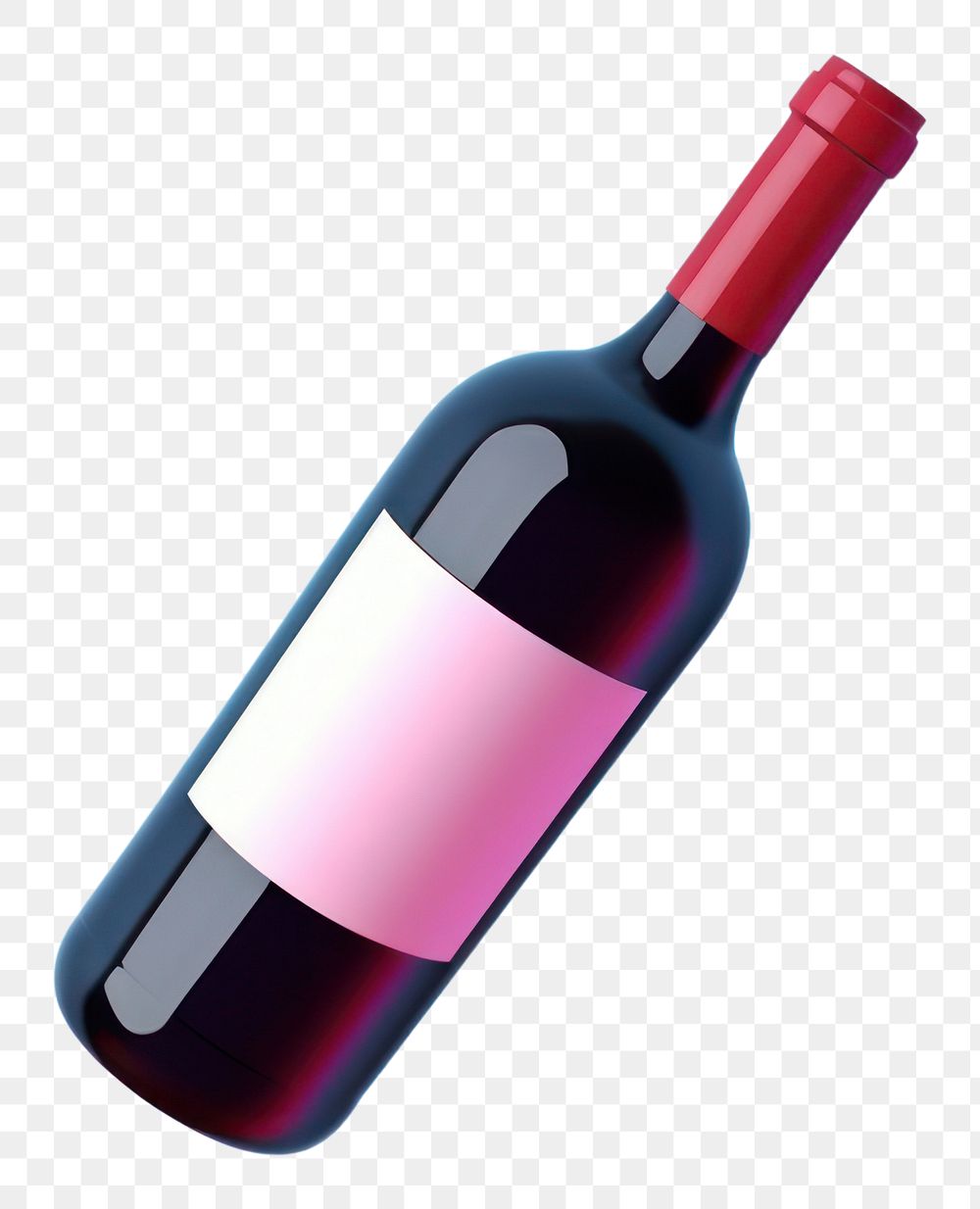 PNG  Wine bottle drink refreshment. AI generated Image by rawpixel.