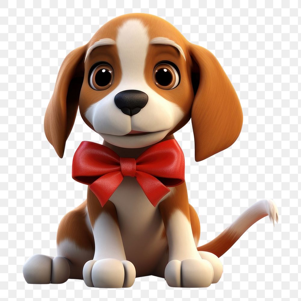 PNG Beagle dog figurine animal. AI generated Image by rawpixel.