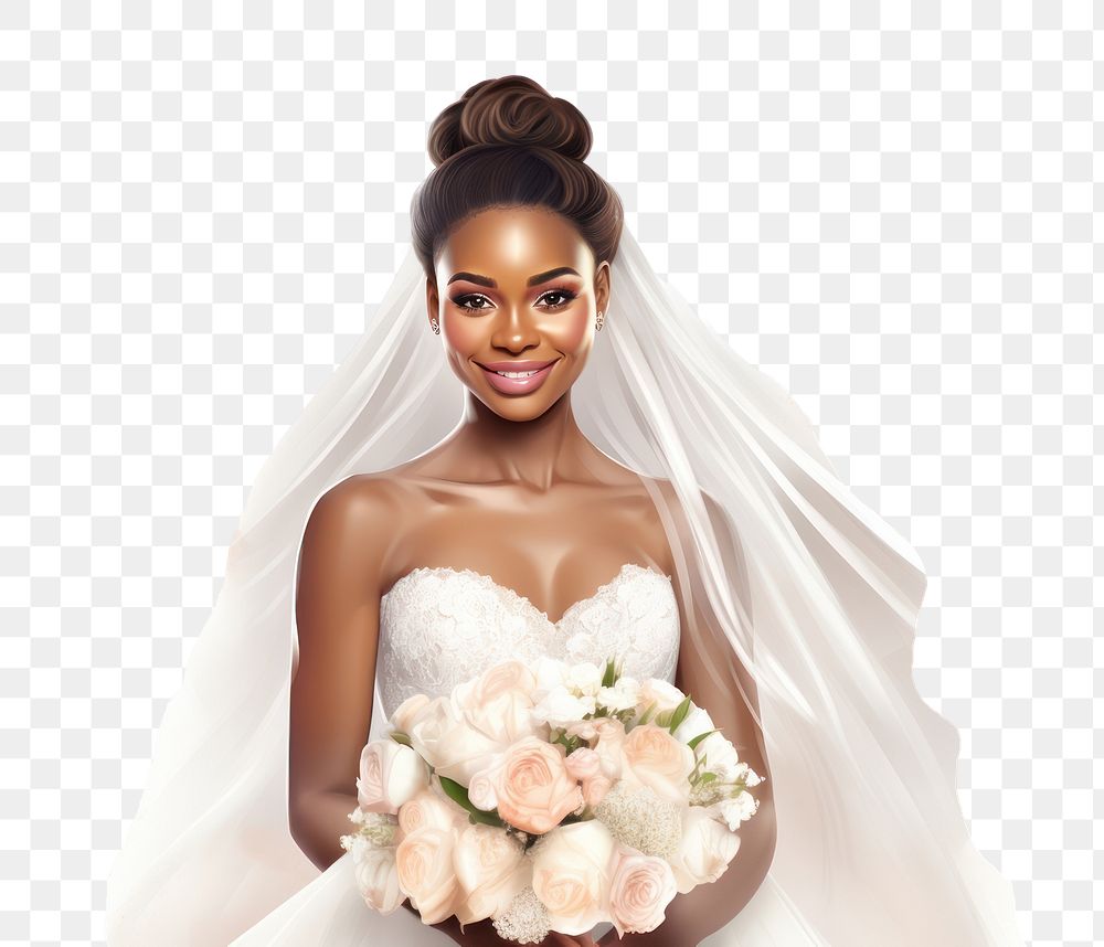 PNG Portrait fashion married wedding. AI generated Image by rawpixel.