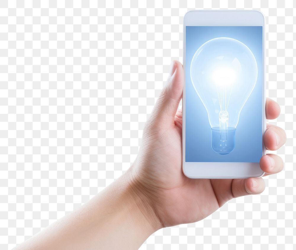 PNG Lightbulb adult photographing electricity. AI generated Image by rawpixel.