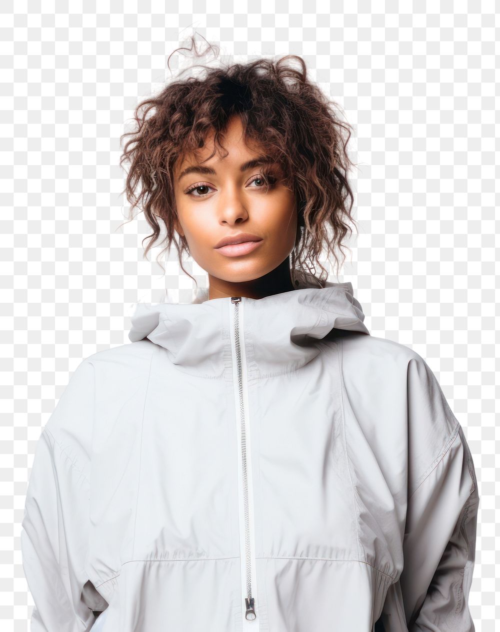 PNG Sweatshirt portrait jacket photography. AI generated Image by rawpixel.