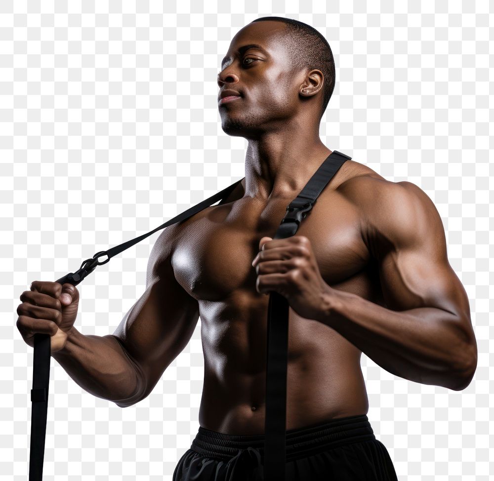 PNG Sports adult determination bodybuilding. AI generated Image by rawpixel.
