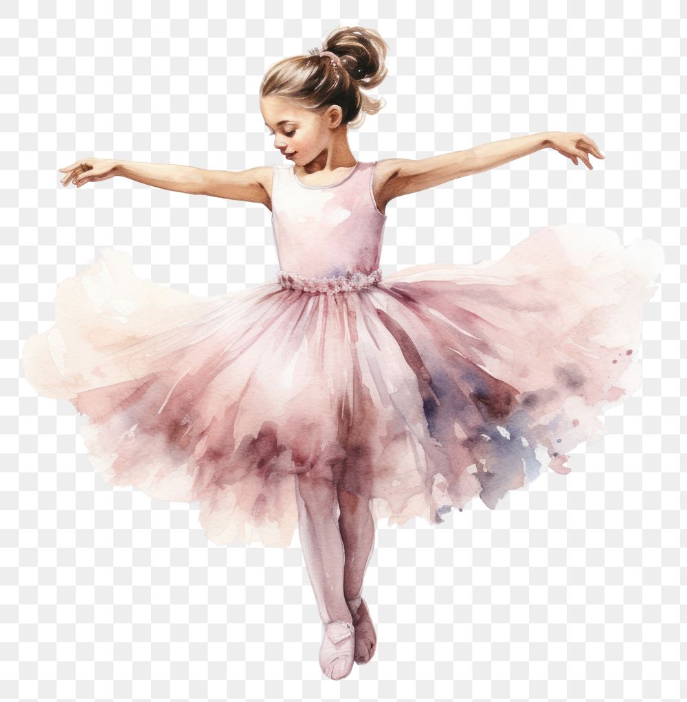 PNG Ballet dancing child kid. AI generated Image by rawpixel.