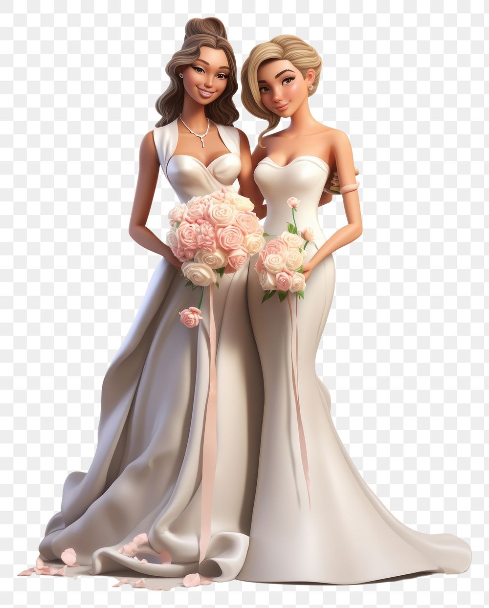 PNG Wedding fashion dress women. AI generated Image by rawpixel.