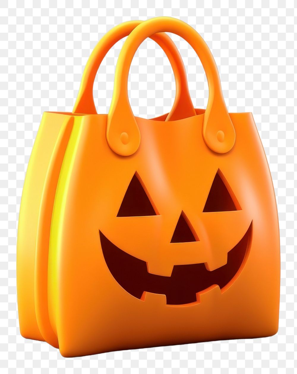 PNG Bag halloween handbag anthropomorphic. AI generated Image by rawpixel.
