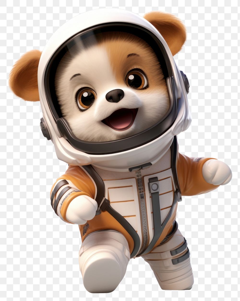 PNG Astronaut figurine cute toy. 