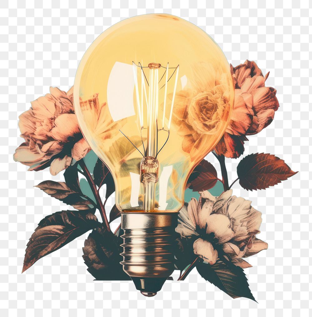 PNG Light lightbulb flower electricity. 