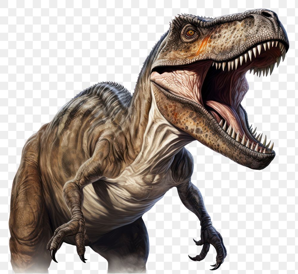 PNG Dinosaur reptile animal paleontology. AI generated Image by rawpixel.