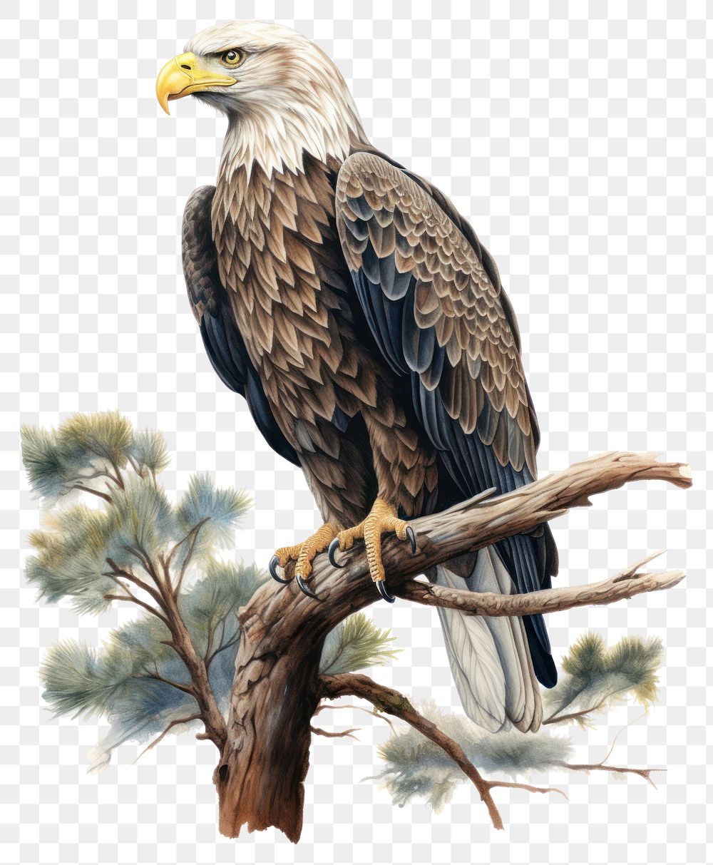 PNG Animal eagle bird beak. AI generated Image by rawpixel.