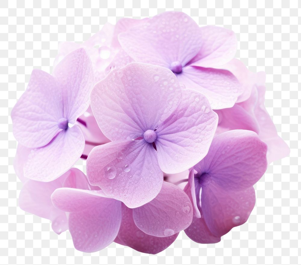 PNG Hydrangea blossom flower petal transparent background