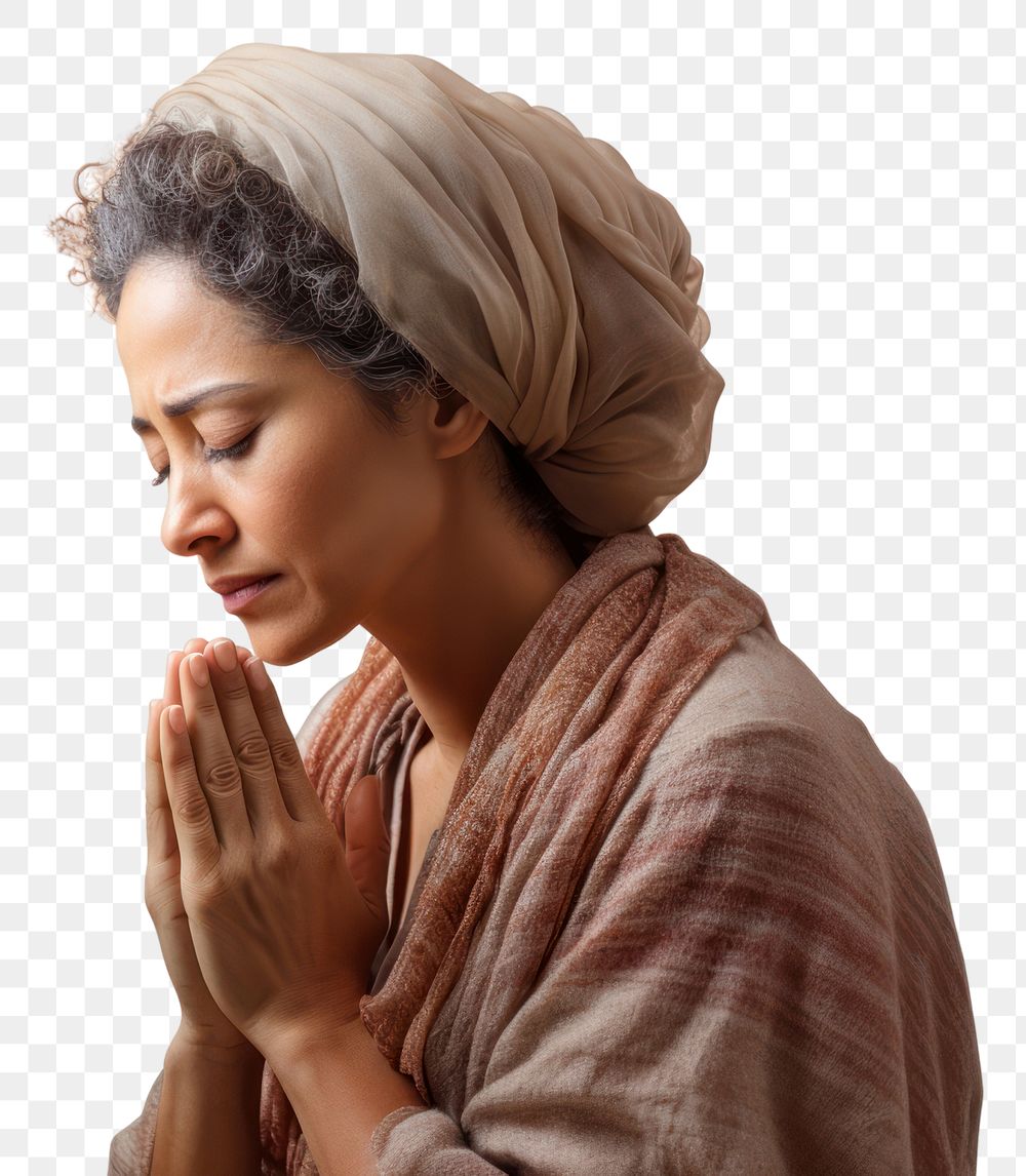 PNG Adult woman contemplation spirituality. AI generated Image by rawpixel.