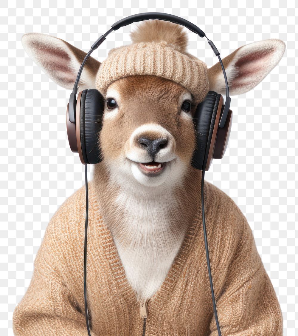 PNG Headphones headset mammal animal. 