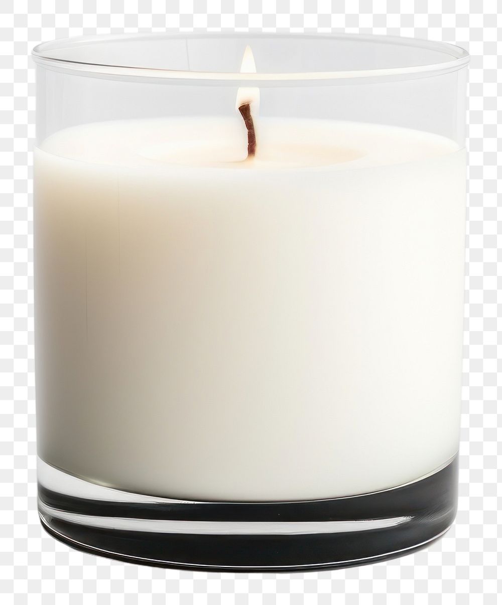 PNG Candle glass refreshment transparent background