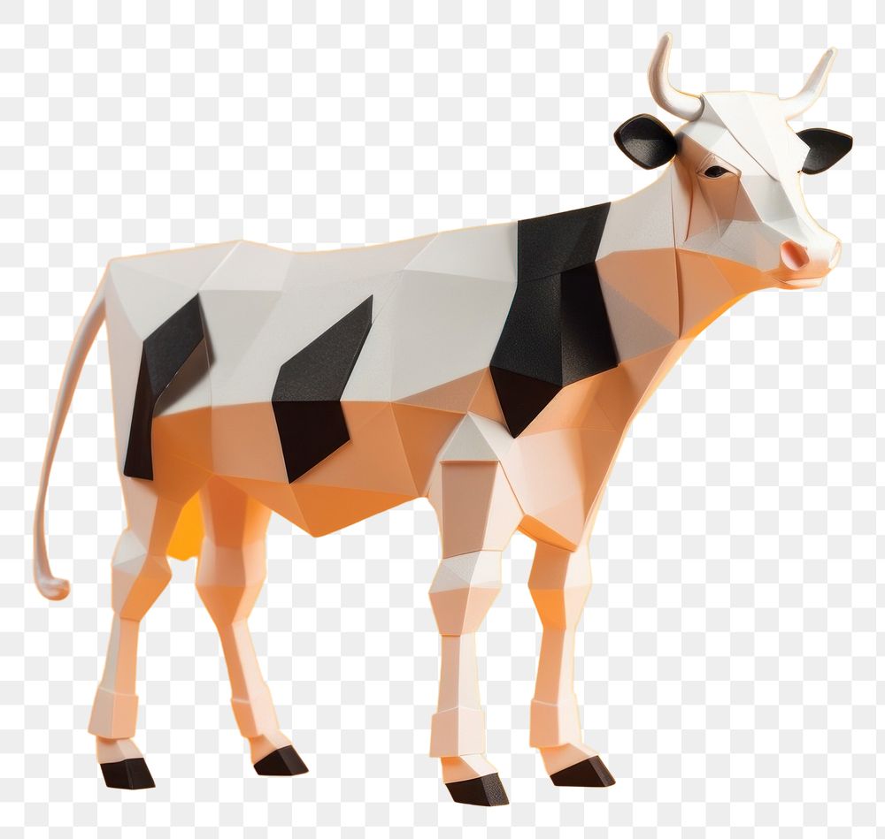 PNG Cow livestock mammal animal transparent background