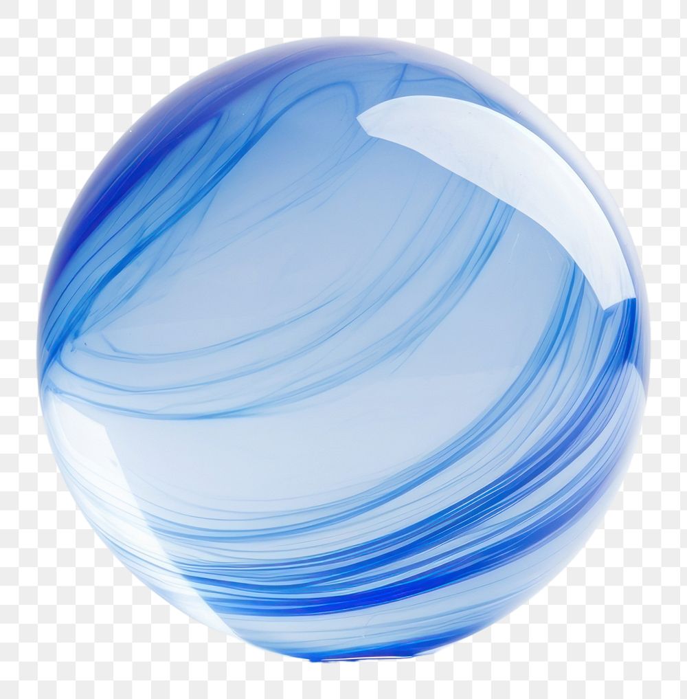 PNG Sphere blue simplicity football transparent background