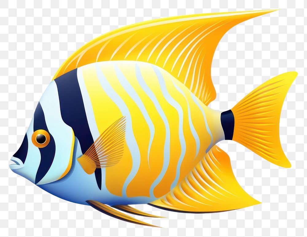 PNG Fish cartoon animal transparent background. AI generated Image by rawpixel.