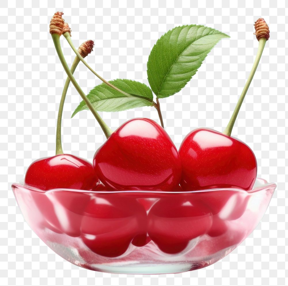 PNG Cherry fruit plant food. AI generated Image by rawpixel.