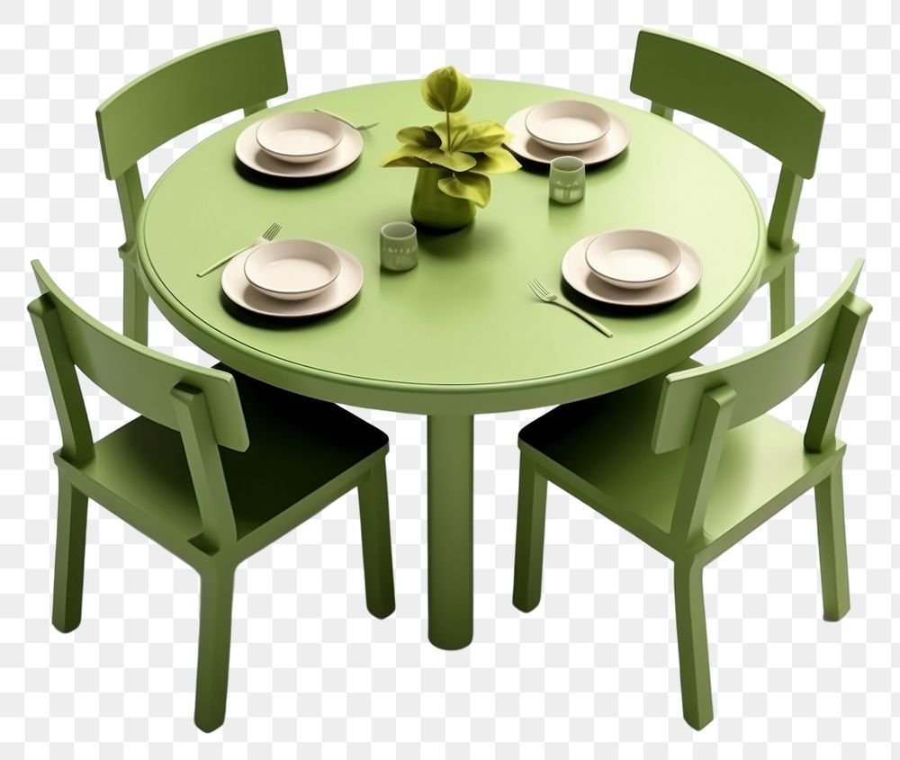 PNG Furniture table chair plate. AI generated Image by rawpixel.