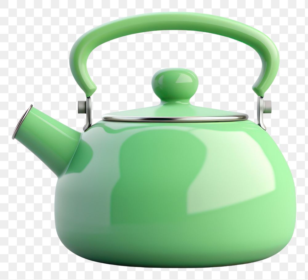 PNG Kettle green transparent background container. AI generated Image by rawpixel.