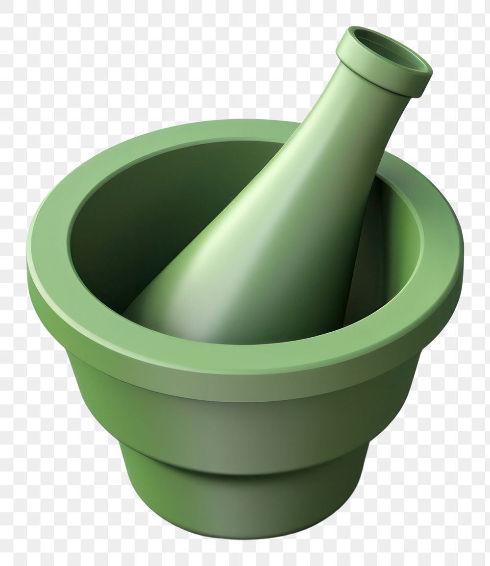 PNG Mortar green transparent background refreshment. 