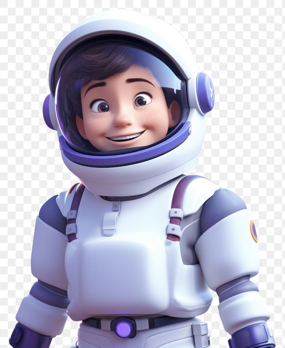 PNG Astronaut smiling robot blue. 