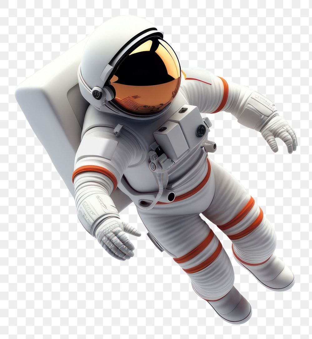 PNG Astronaut white background protection futuristic