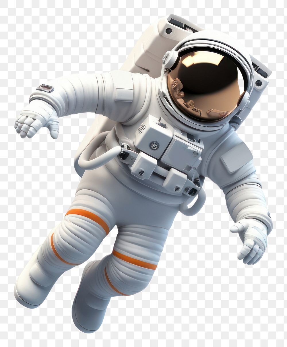 PNG Astronaut space white background futuristic