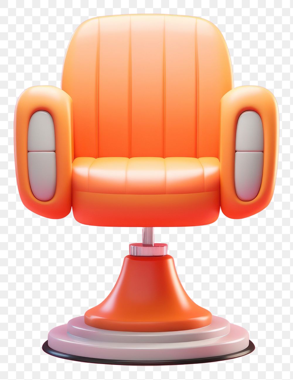 PNG Chair furniture armchair cartoon. AI generated Image by rawpixel.