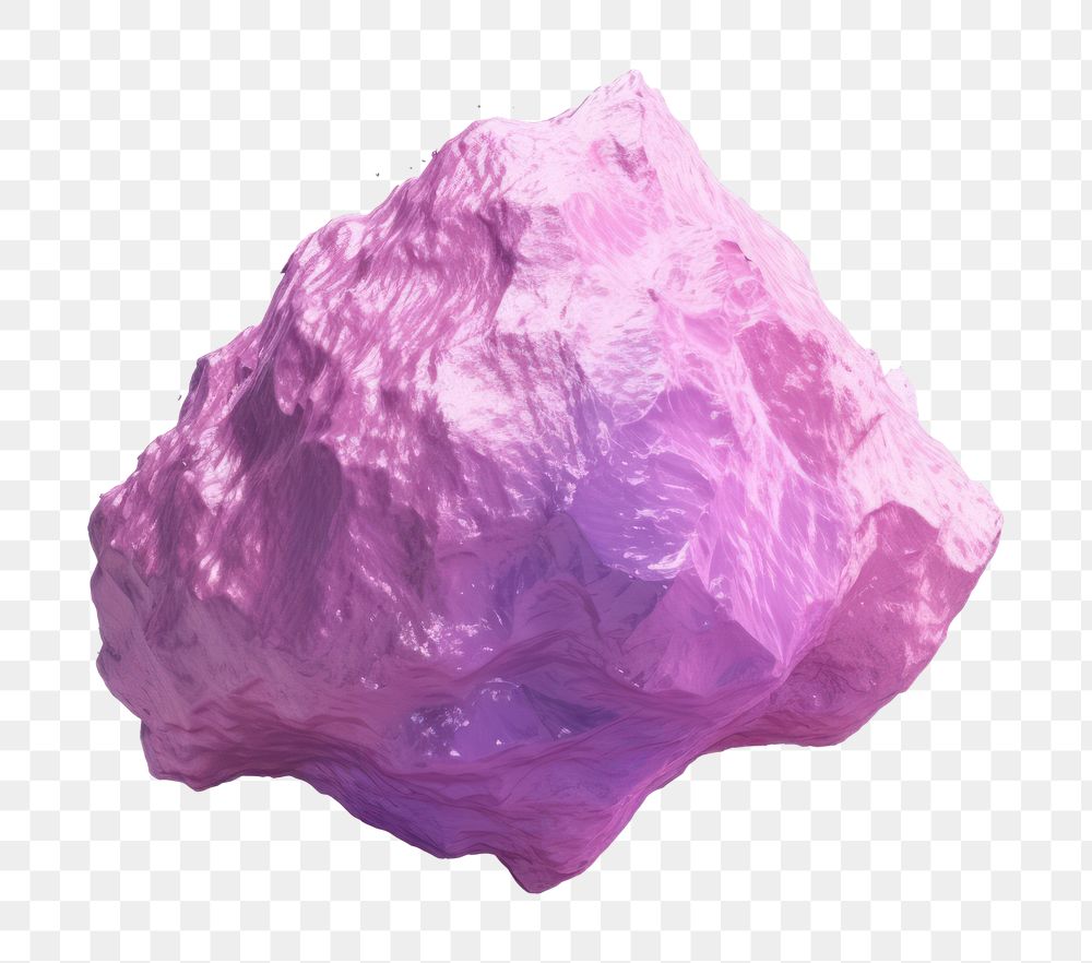 PNG Mineral purple pink  