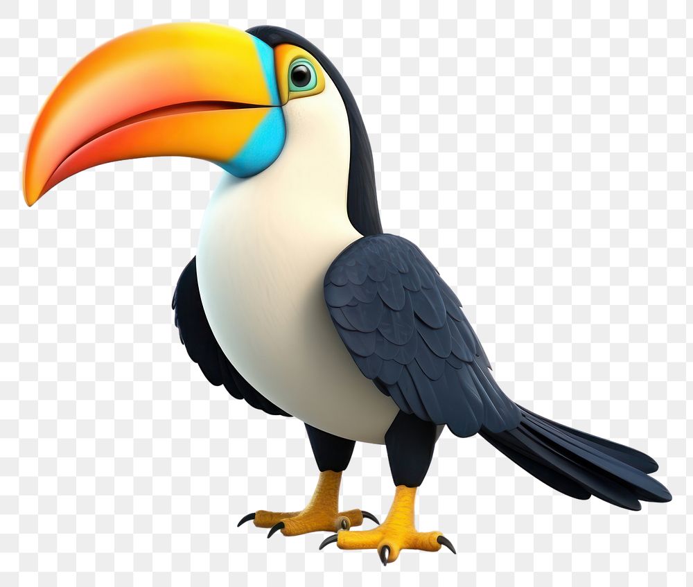 PNG Toucan cartoon animal bird. 