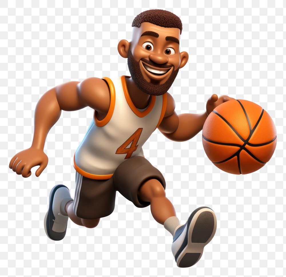 PNG Basketball smiling cartoon sports. AI generated Image by rawpixel.