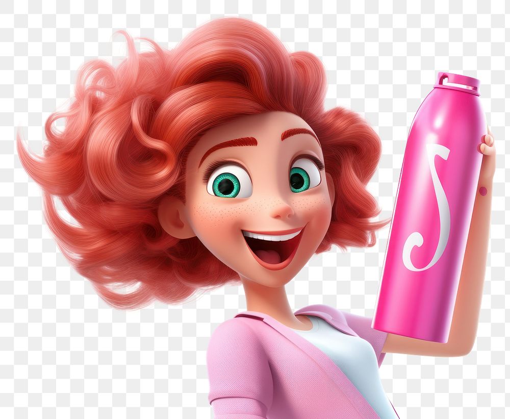 PNG Cartoon bottle female adult. 