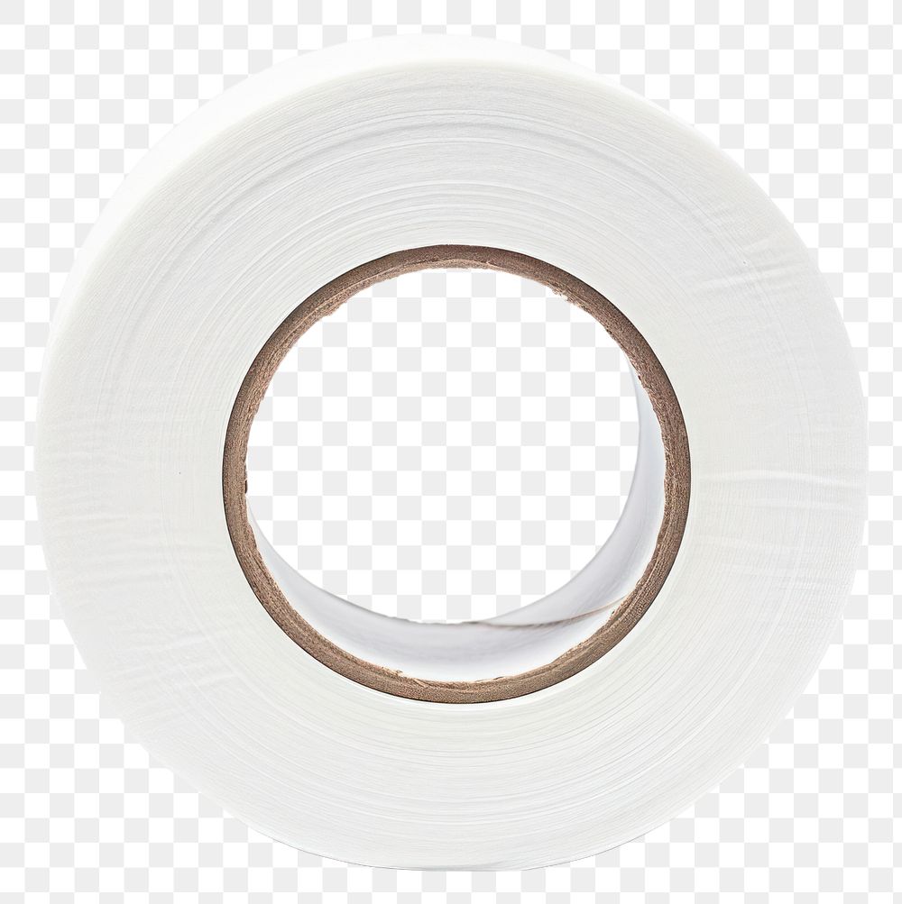 PNG White tape white background cylinder. 